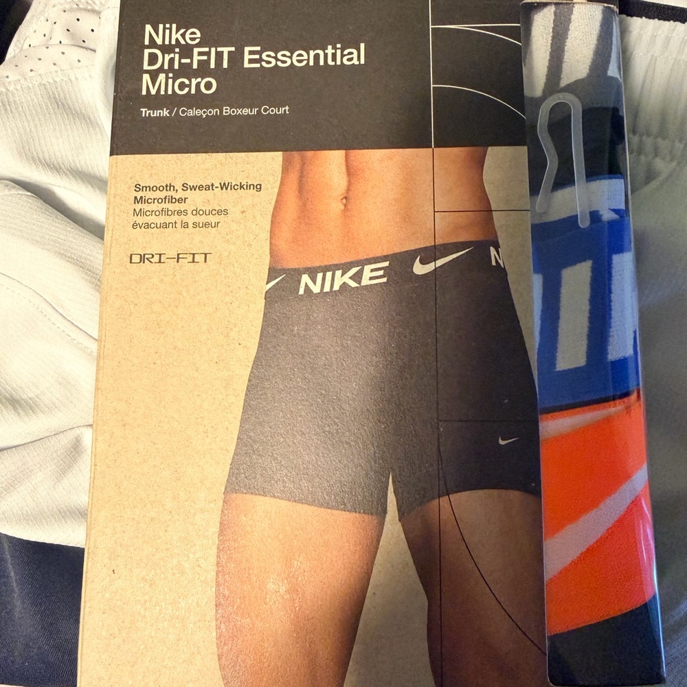 Nike Dri-FIT Essential Micro Boxer Briefs - Black